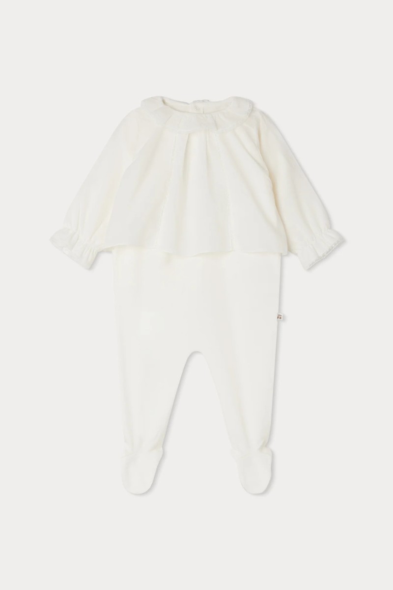 Пижама для новорождённого Brise / Brise Pajamas (White Milk)
