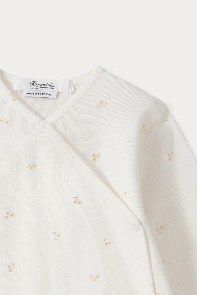 Пижама для новорождённого / Surplice Pajamas (Gold)