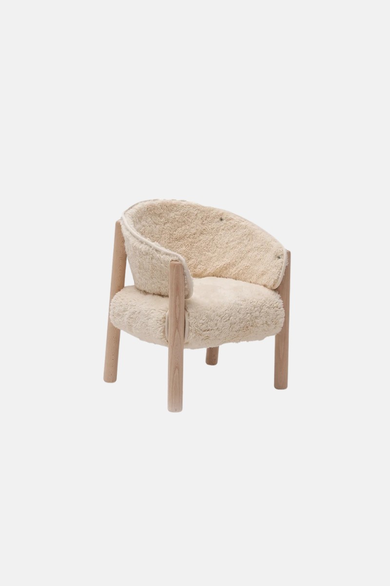 Миниатюрное кресло SABA / Fur Milk SABA Chair