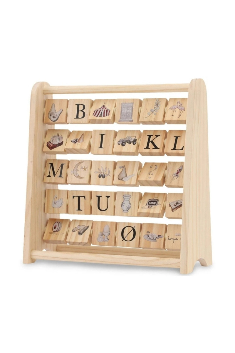 Деревянная рамка-алфавит / ABC Wooden Block Frame