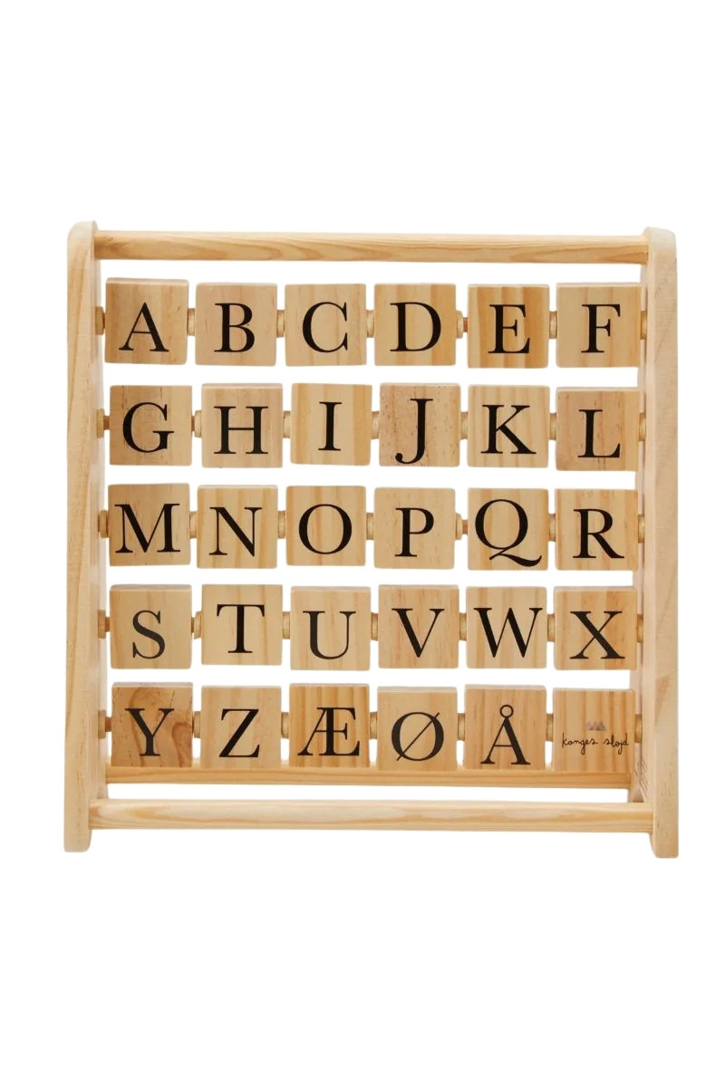 Деревянная рамка-алфавит / ABC Wooden Block Frame