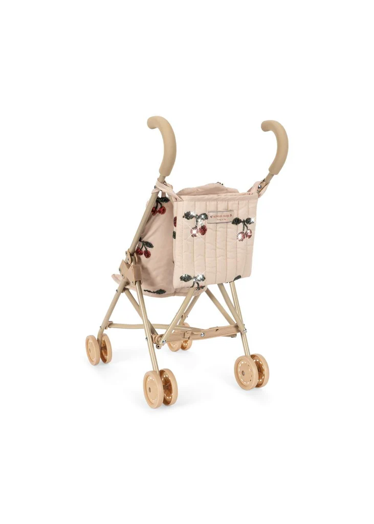 Коляска для кукол с пайетками и вишнями / Doll Stroller Mon Chéri Sequin