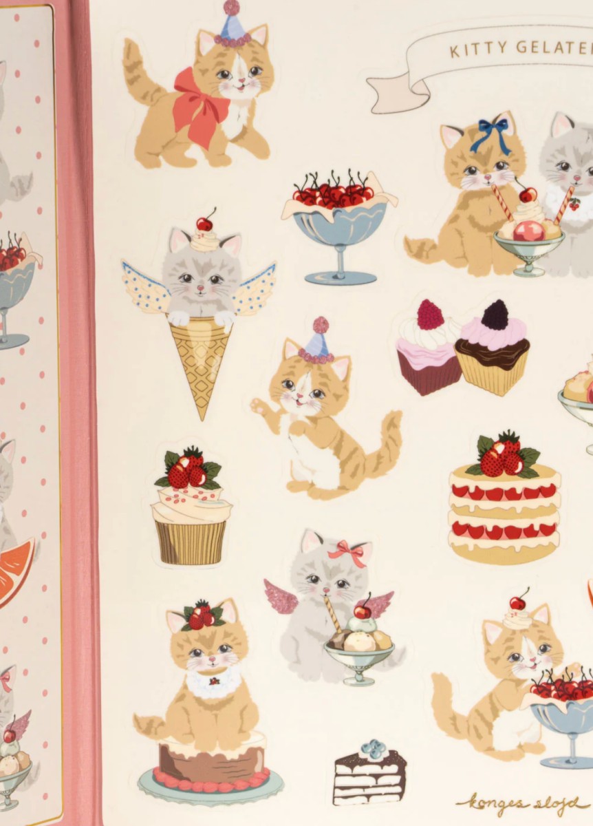 Книга с наклейками - котята / My Sticker Universe Kitty Friends