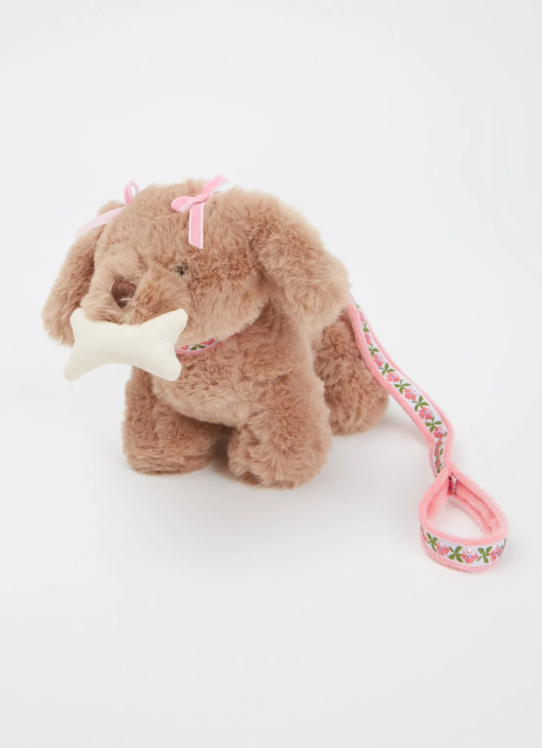 Мягкая игрушка щенок Maude в сумке / Maude Puppy in Basket (Pink)