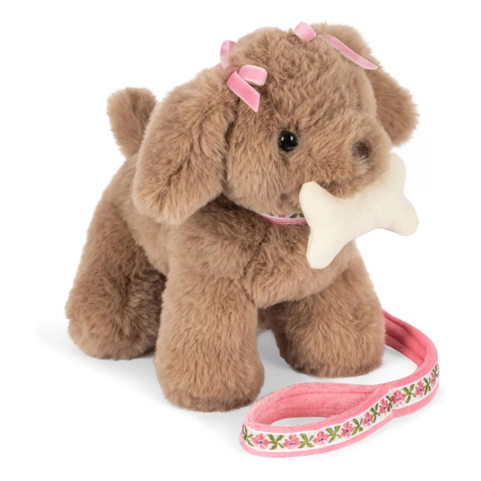 Мягкая игрушка щенок Maude в сумке / Maude Puppy in Basket (Pink)