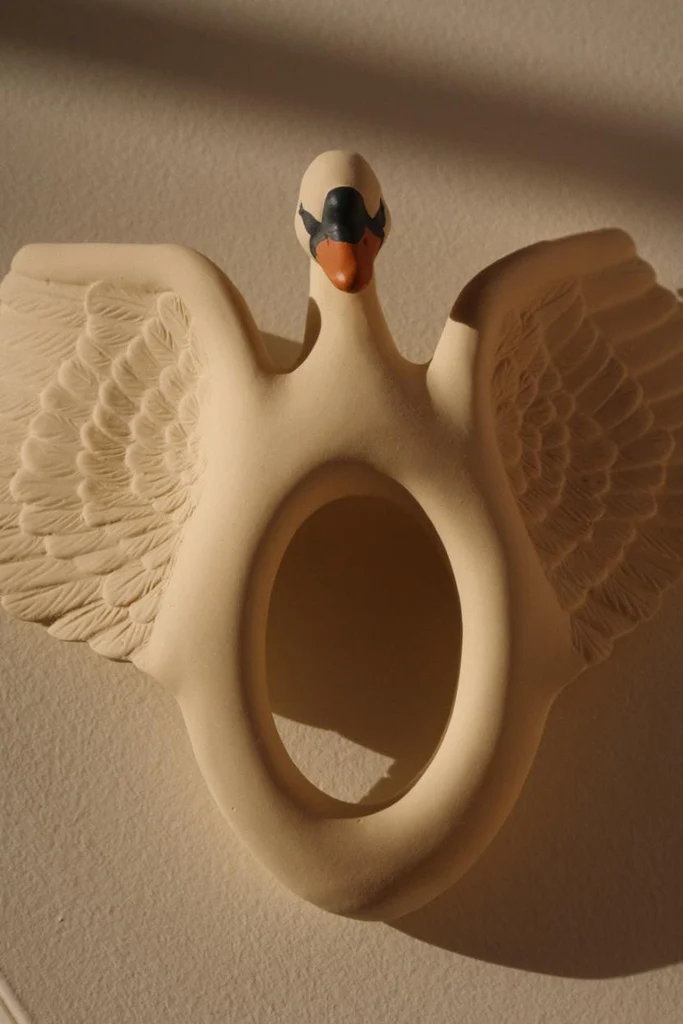 Прорезыватель “Лебедь” / Swan teething ring