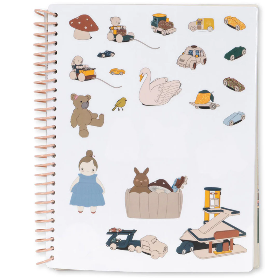 Стикербук - книжка с наклейками / Sticker Book Multi