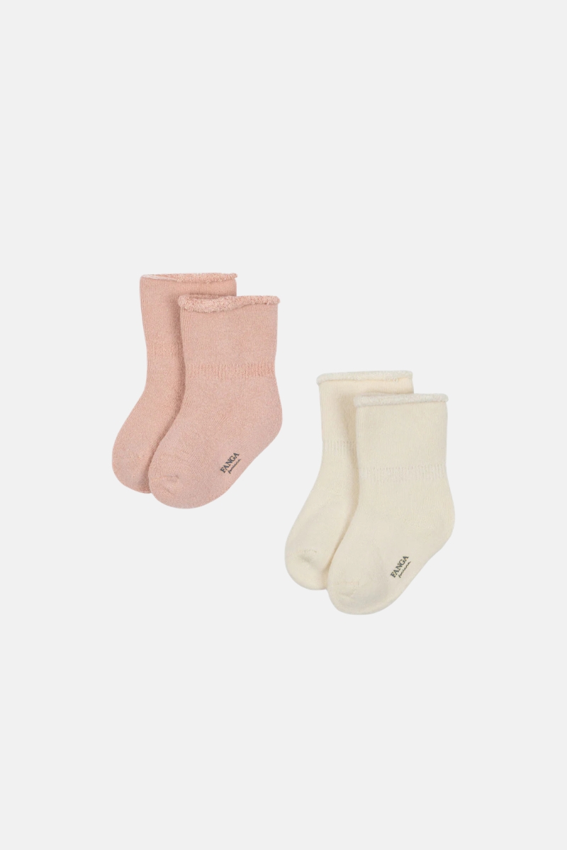 Набор носочков для новорождённого / Vicino Socks 2-pack - Cameo Rose