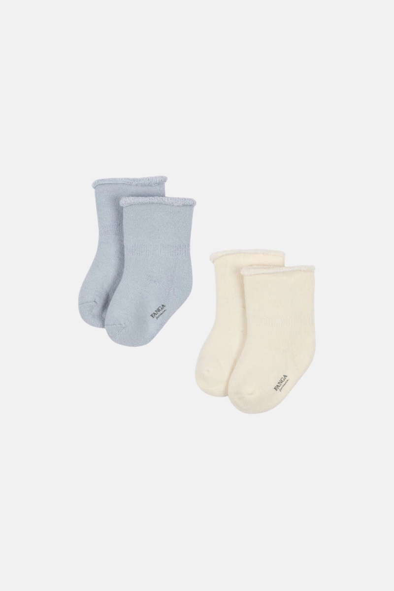 Набор носочков для новорождённого / Vicino Socks 2-pack - Gray Dawn