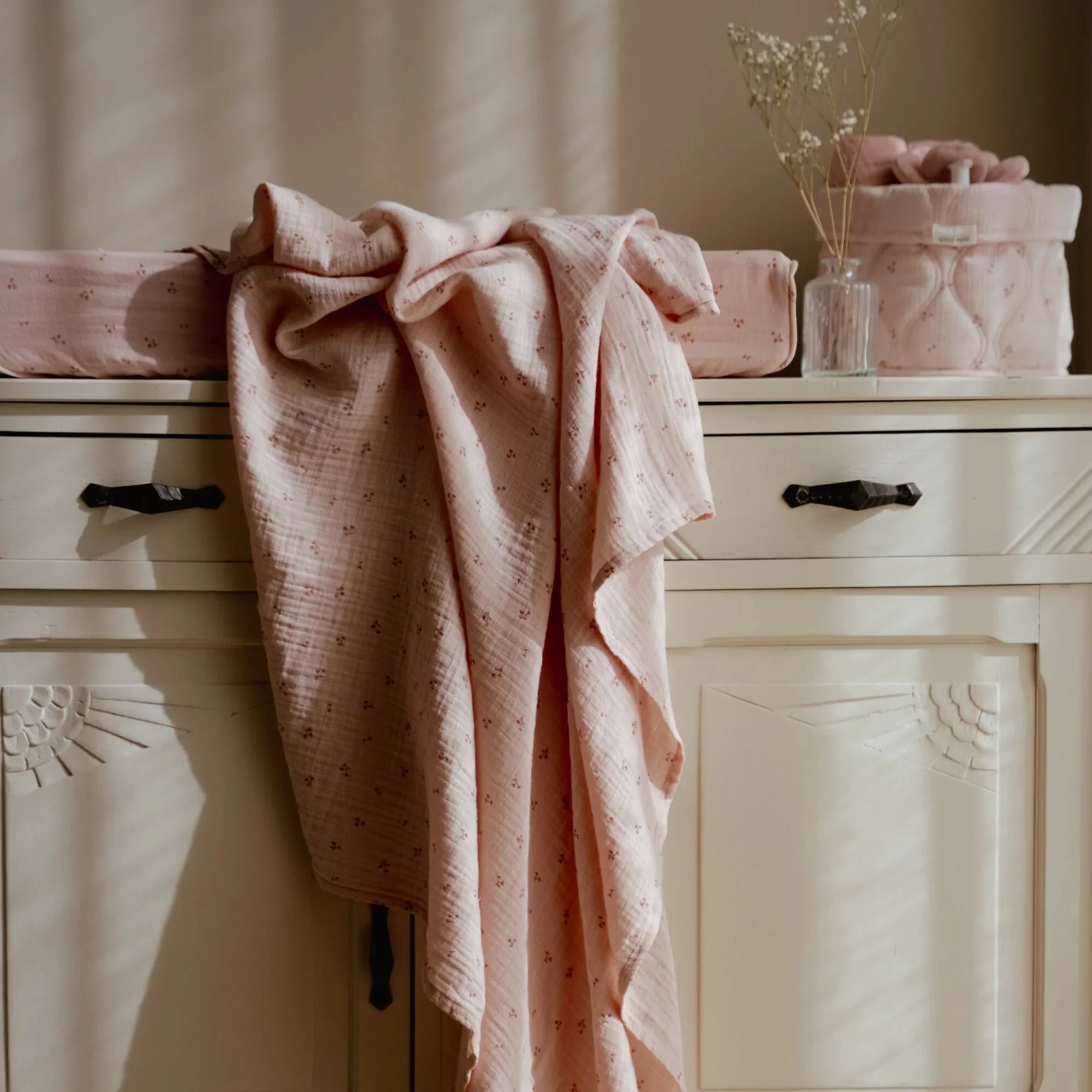 Муслиновая пелёнка / Swaddle (120cm, Pink, Essentials)