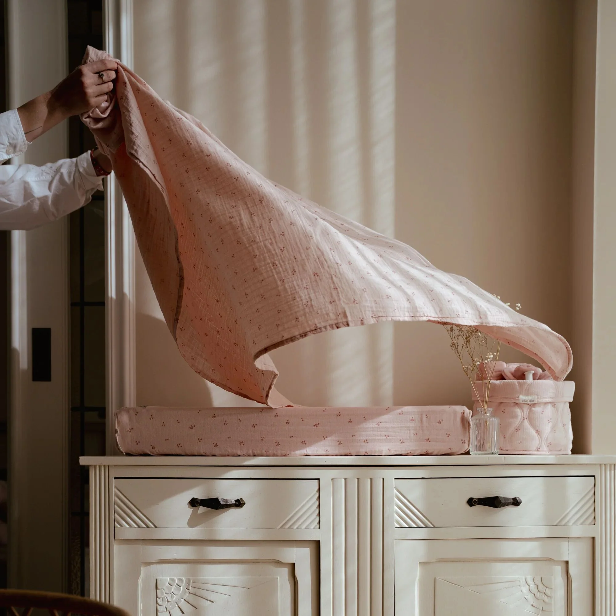 Муслиновая пелёнка / Swaddle (120cm, Pink, Essentials)