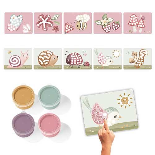 Набор пальчиковых красок / Finger Paint Set (Fairy Garden)