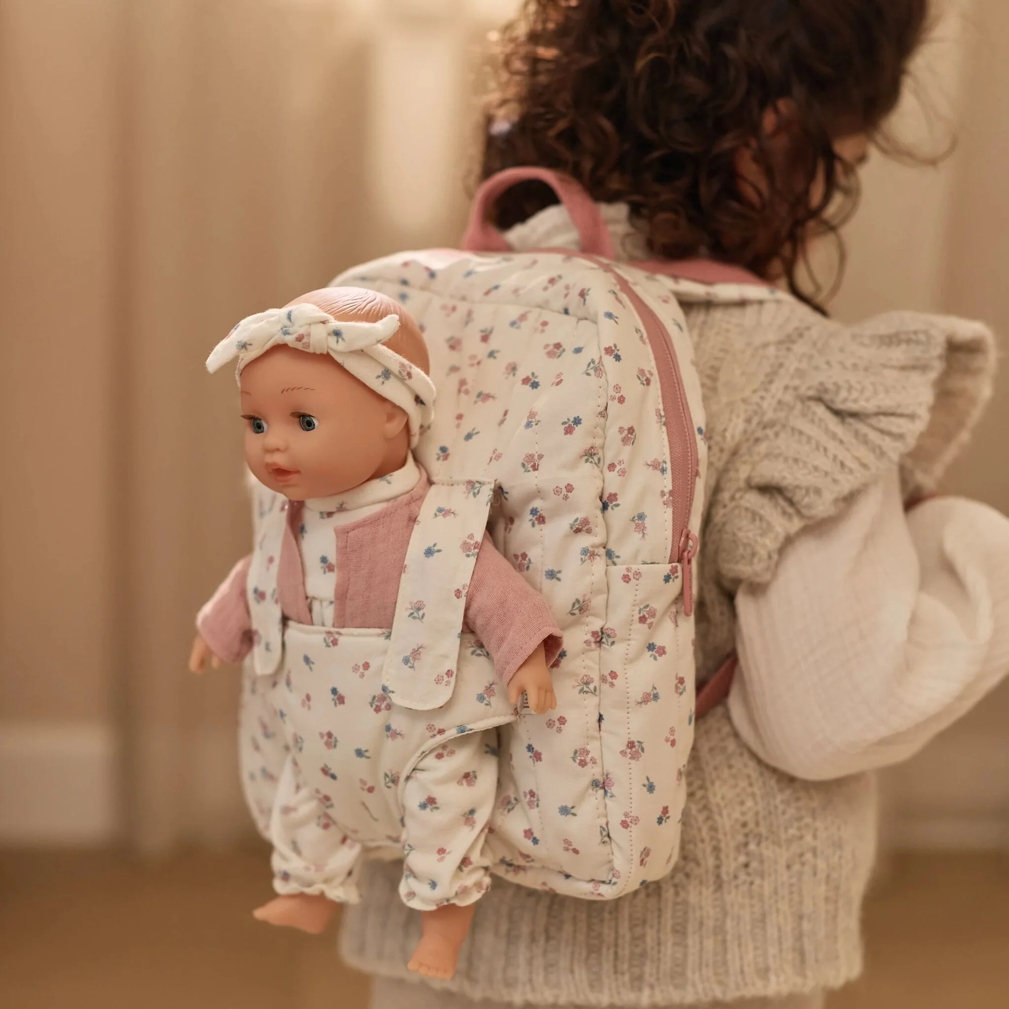 Рюкзак-переноска для куклы / Doll Carrier - Pink