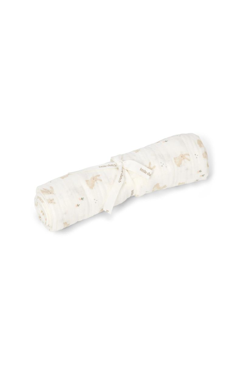 Муслиновая пелёнка Baby Bunny / Swaddle (120cm, Newborn Naturals)