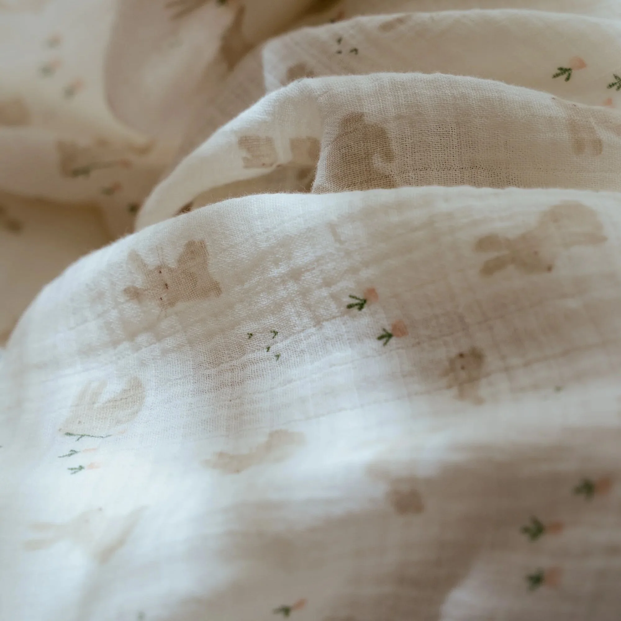 Муслиновая пелёнка Baby Bunny / Swaddle (120cm, Newborn Naturals)