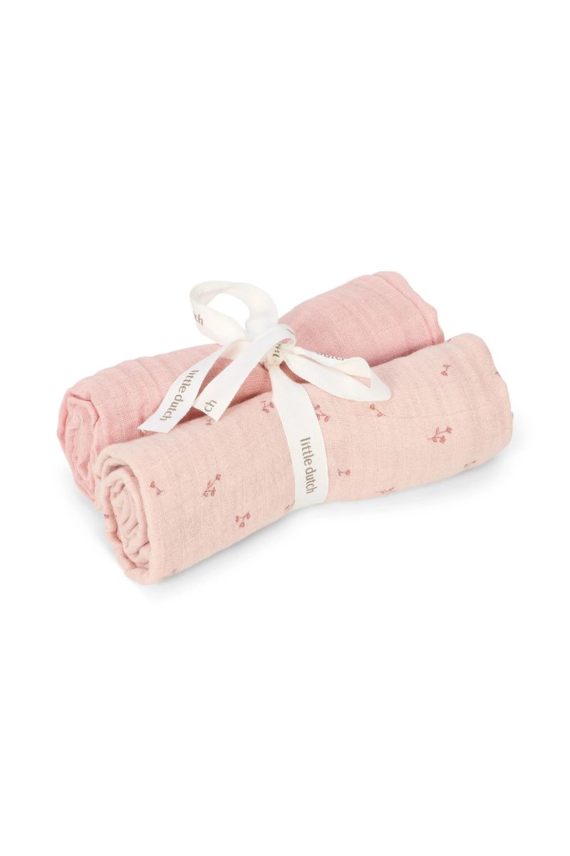 Набор муслиновых пелёнок - розовые / Swaddle Set (Pink, Essentials)