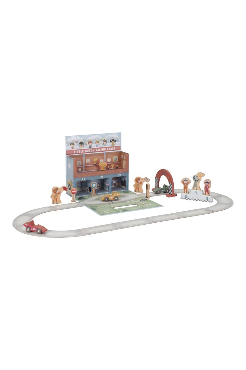 Гоночная трасса в чемоданчике / Wooden Racetrack in Play Case (Essentials)