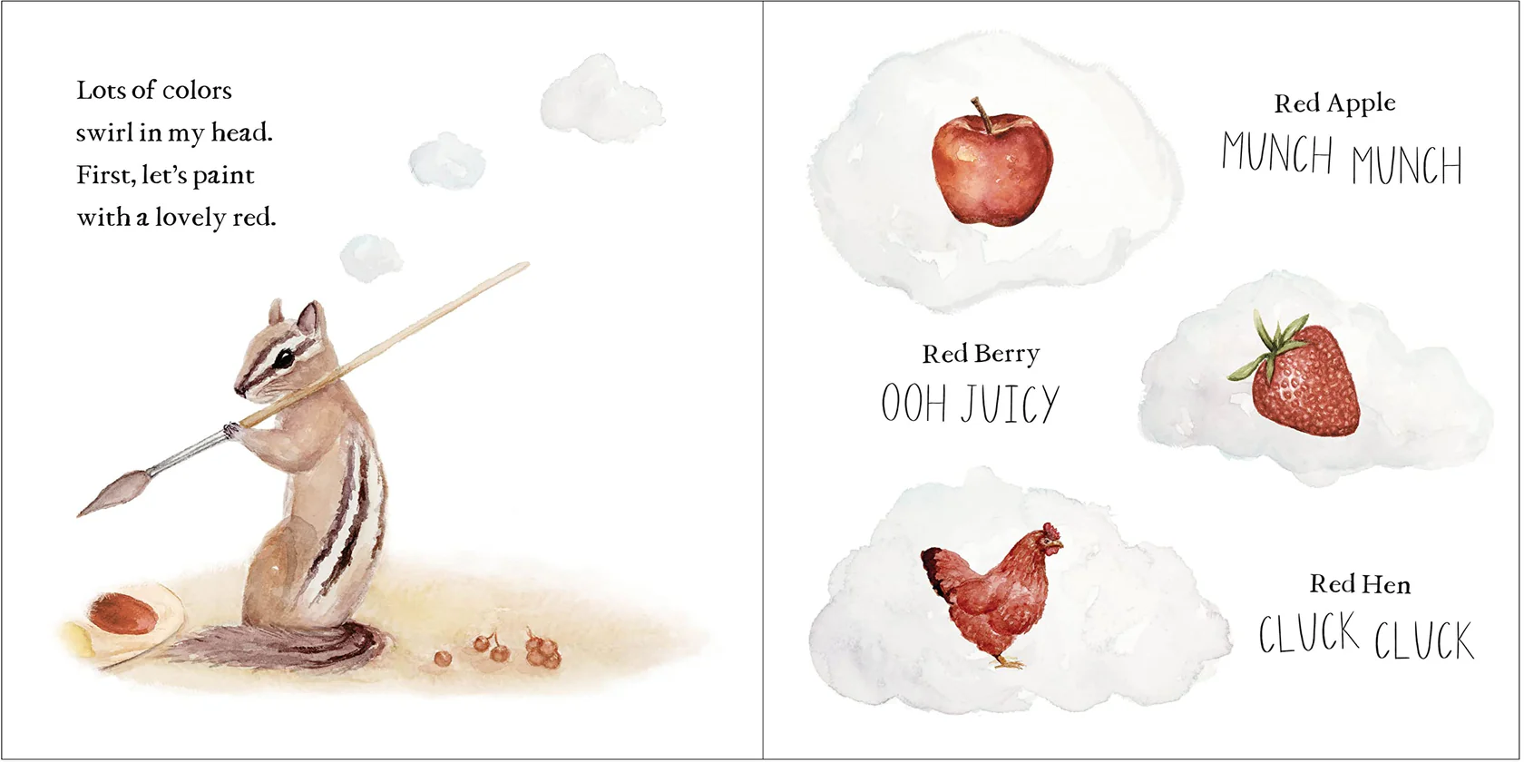 Книга первых слов и цветов / Wishy Washy: A Book of First Words & Colors
